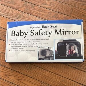 Adjustable Back Seat Baby Safety Mirror